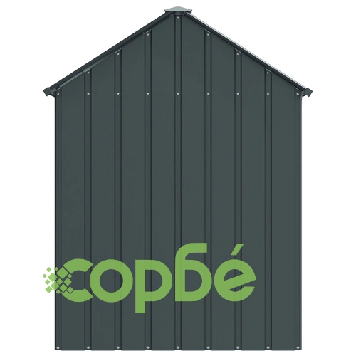 Клетка за птици с удължение, Антрацит, 112x817x141 см, Стоманена конструкция ➤ топ цена ➤ sorbe.bg