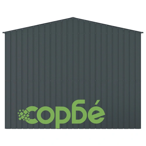 Просторна клетка за птици с разширение от стомана, Антрацит, 310x817x247 см ➤ топ цена ➤ sorbe.bg