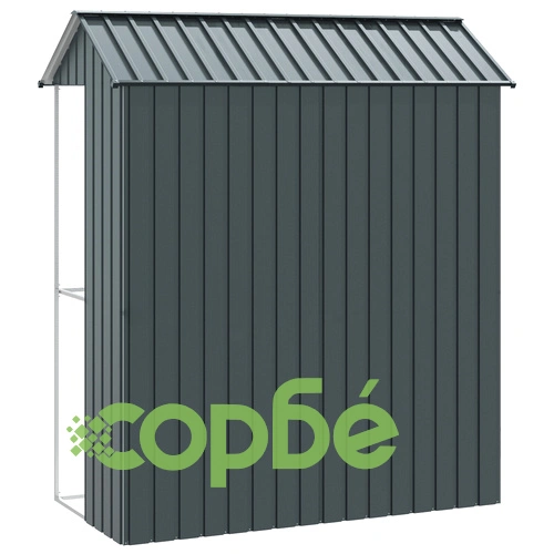 Просторна Клетка за Птици от Стомана, Антрацит 215x110x247 см, Правоъгълна ➤ топ цена ➤ sorbe.bg