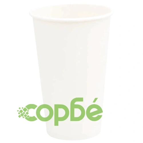Хартиени чаши за кафе с капачки 1000 бр. - 16oz/400ml, висококачествени, устойчиви на изтичане ➤ топ цена ➤ sorbe.bg