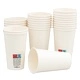Хартиени чаши за кафе с капачки 1000 бр. - 16oz/400ml, висококачествени, устойчиви на изтичане