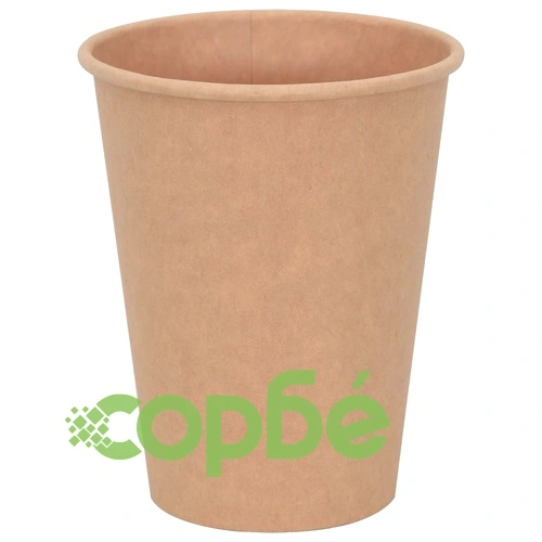 Хартиени чаши за кафе с капачки 1000 бр. - 12oz (300ml) Кафяви ➤ топ цена ➤ sorbe.bg