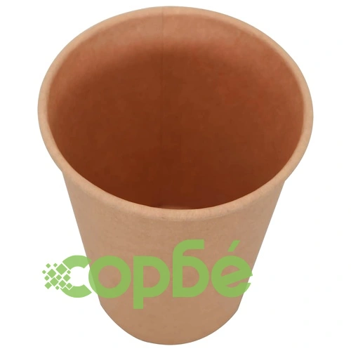 Хартиени чаши за кафе с капачки 1000 бр. - 12oz (300ml) Кафяви ➤ топ цена ➤ sorbe.bg