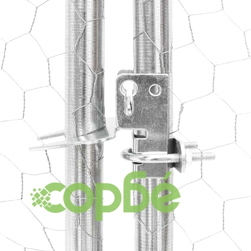 Просторен Пилешки Заслон с Покрив 2,5x12x2,25 м от Поцинкована Стомана ➤ топ цена ➤ sorbe.bg