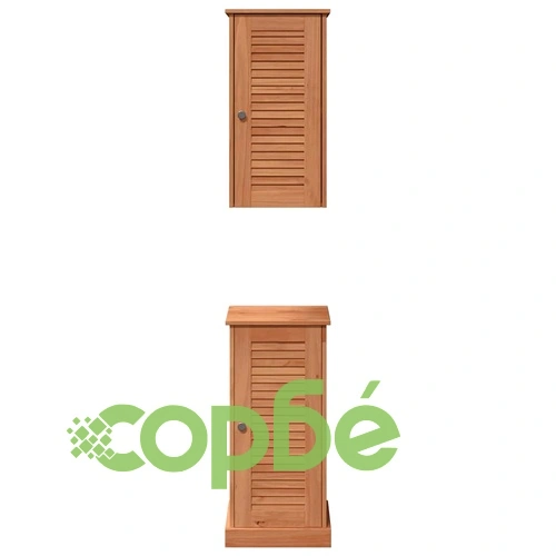 Комплект мебели за баня VIGO от масивно борово дърво 37x34x80 см - 2 части ➤ топ цена ➤ sorbe.bg