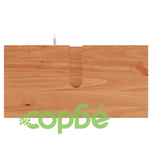 Комплект мебели за баня VIGO 5 части от масивен бор 37x34x110 см меденокафяво ➤ топ цена ➤ sorbe.bg