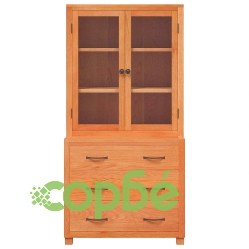 Комплект мебели за съхранение с чекмеджета, инженерно дърво, 80 x 50 x 160 см, кафяв ➤ топ цена ➤ sorbe.bg