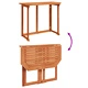 Комплект градинска трапезария от 3 части - маса и 2 стола от масивна акация