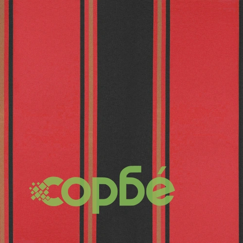 Ръчен прибираем сенник оранжево и кафяво 300x250 см полиестер ➤ топ цена ➤ sorbe.bg