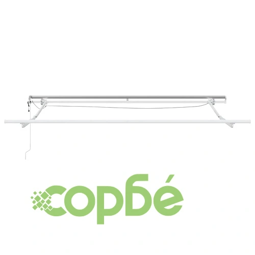 Автоматичен прибираем сенник с LED осветление Многоцветен 300x250 cm ➤ топ цена ➤ sorbe.bg