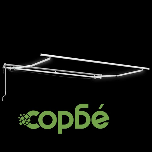 Автоматичен прибираем сенник с LED осветление Многоцветен 300x250 cm ➤ топ цена ➤ sorbe.bg