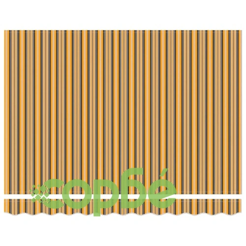 Автоматичен прибираем сенник с LED осветление Многоцветен 300x250 cm ➤ топ цена ➤ sorbe.bg