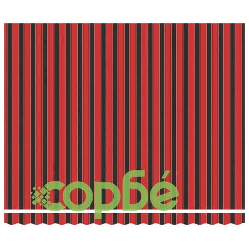 Ръчен прибираем сенник за тераса Оранжев и Кафяв 400x300 см ➤ топ цена ➤ sorbe.bg