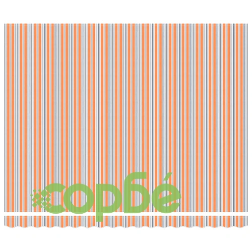 Автоматична прибираща се маркиза с LED многоцветни ивици 400x300 см от полиестер ➤ топ цена ➤ sorbe.bg