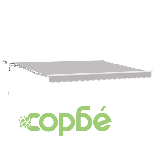 Автоматична прибираща се тента с LED осветление, Светлосива, 400x300 см, Алуминиева конструкция на топ цена от sorbe.bg Автоматична прибираща се тента с LED осветление, Светлосива, 400x300 см, Алуминиева конструкция ➤ топ цена ➤ sorbe.bg