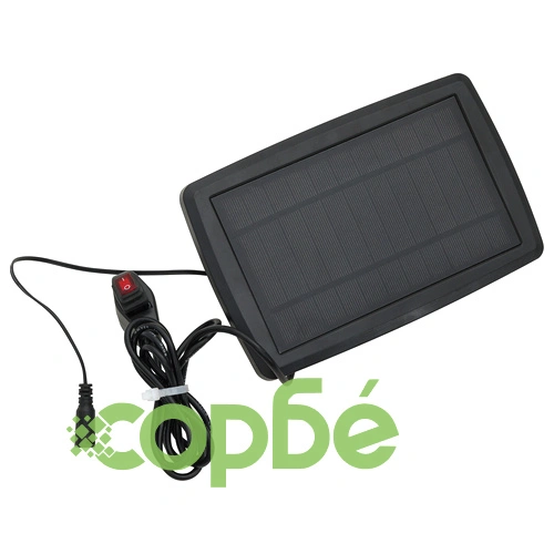 Ръчен прибираем сенник с LED осветление, бежов, 400x350 см, акрилна тъкан ➤ топ цена ➤ sorbe.bg