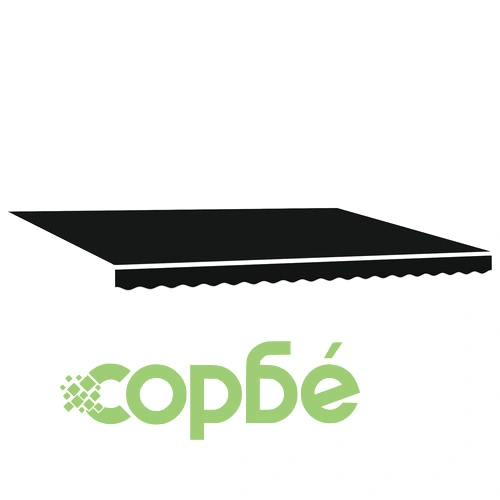 Автоматичен прибираем сенник с LED осветление, черен, 450x350 см, акрилна тъкан ➤ топ цена ➤ sorbe.bg
