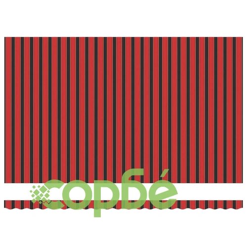 Ръчен прибираем сенник с LED осветление, оранжево-кафяв, 500x300 см ➤ топ цена ➤ sorbe.bg