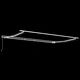 Автоматичен прибиращ се сенник с LED осветление, оранжево-кафяв, 500x350 см, полиестер