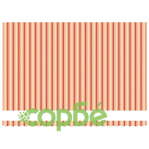 Ръчен прибираем сенник с жълти и оранжеви райета 500x350 см ➤ топ цена ➤ sorbe.bg
