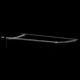 Ръчен прибираем сенник с LED осветление, зелено-жълт, 600x350 см, полиестер