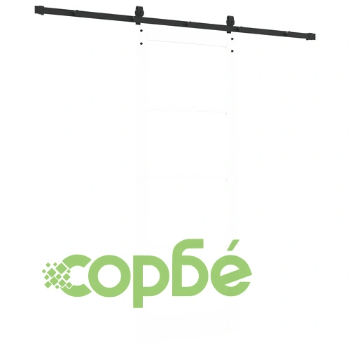 Плъзгаща врата ORKDAL с комплект за монтаж, бяла, естествено дърво, 78x202 см ➤ топ цена ➤ sorbe.bg