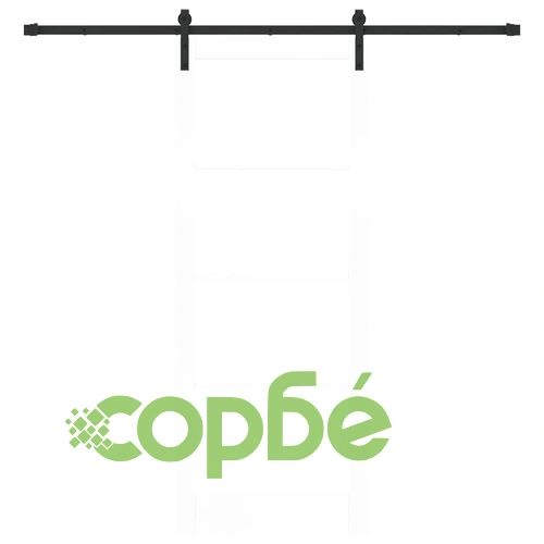 Плъзгаща врата ORKDAL с комплект хардуер, МДФ, Бяла, 83x211x4 см ➤ топ цена ➤ sorbe.bg