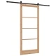 Плъзгаща се врата ORKDAL с дървесно покритие 93x211 см - кафява