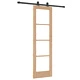 Плъзгаща врата ORKDAL с комплект механизми 61x198.5 см, естествено дърво