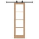 Плъзгаща врата ORKDAL с комплект механизми 61x198.5 см, естествено дърво