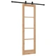 Плъзгаща врата ORKDAL с комплект механизми 61x198.5 см, естествено дърво