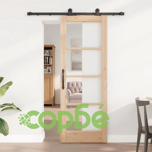 Дървена плъзгаща врата ORKDAL с комплект за монтаж, 73.5x198.5 см, бежова ➤ топ цена ➤ sorbe.bg