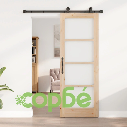 Дървена плъзгаща врата ORKDAL с комплект за монтаж, 73.5x198.5 см, бежова ➤ топ цена ➤ sorbe.bg