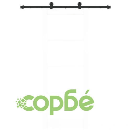 Плъзгаща врата ORKDAL с комплект за монтаж, бяла, 78x202 см, дървена ➤ топ цена ➤ sorbe.bg