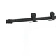 Плъзгаща интериорна врата ORKDAL с прозорец, бяла, 83x202x4 см, с комплект за монтаж