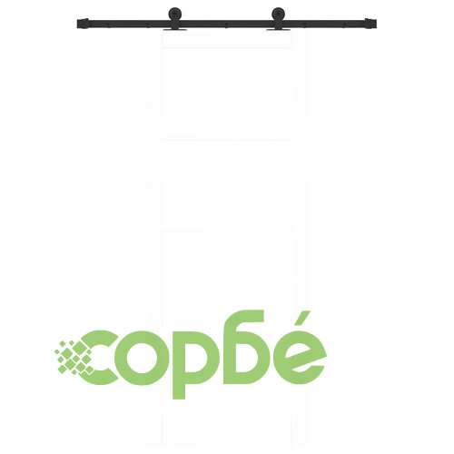 Плъзгаща врата ORKDAL с комплект за монтаж, МДФ, Бяла, 83x211 см ➤ топ цена ➤ sorbe.bg