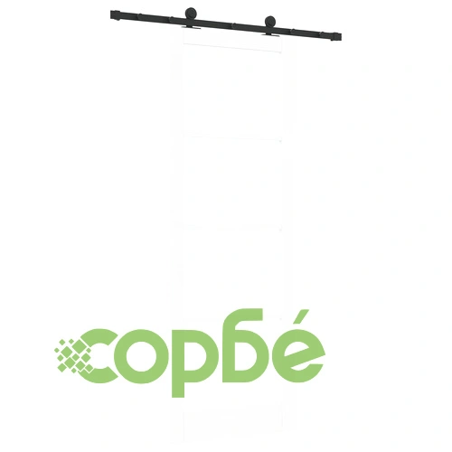 Плъзгаща се врата ORKDAL с комплект за монтаж, Бяла, 83x232 см, Дървена ➤ топ цена ➤ sorbe.bg