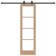 Плъзгаща врата ORKDAL от естествено дърво с комплект механизми 61x198.5 см