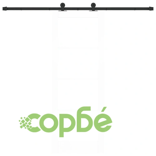 Плъзгаща врата ORKDAL с комплект принадлежности, бяла, дървена, 73.5x198.5 см ➤ топ цена ➤ sorbe.bg