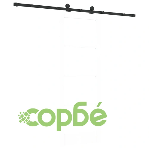 Плъзгаща врата ORKDAL с комплект принадлежности, бяла, дървена, 73.5x198.5 см ➤ топ цена ➤ sorbe.bg