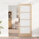 Плъзгаща Интериорна Врата ORKDAL 83x202 см от Масивна Борова Дървесина със Стъкло и Хардуер