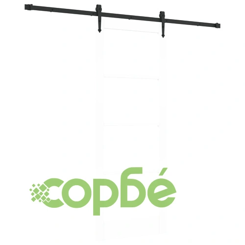 Плъзгаща врата ORKDAL с хардуерен комплект от естествено дърво, бяла, 78x202 см ➤ топ цена ➤ sorbe.bg