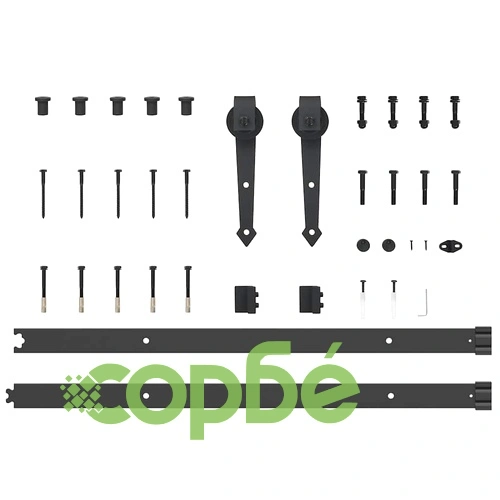 Плъзгаща врата ORKDAL с комплект за монтаж, бяла, 78x232 см, дърво ➤ топ цена ➤ sorbe.bg