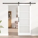 Плъзгаща Врата ORKDAL с Механизми, Бяла, Дървена, 83x202 см