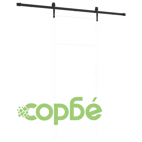 Плъзгаща се врата ORKDAL с комплект за монтаж, бяла, 93x211 см, дървена ➤ топ цена ➤ sorbe.bg