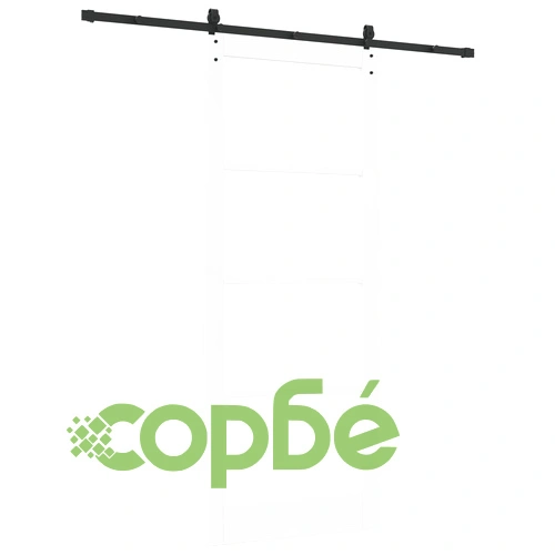 Плъзгаща се врата ORKDAL с комплект за механизъм, бяла, 93x232 см, инженерна дървесина ➤ топ цена ➤ sorbe.bg