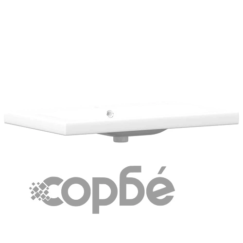 Двучастен комплект мебели за баня Старо дърво 60x38.5x46 см Инженерно дърво с керамична мивка ➤ топ цена ➤ sorbe.bg