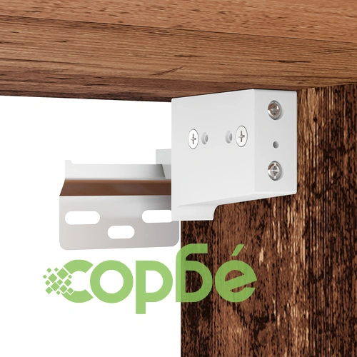 Комплект мебели за баня от 5 части от масивна регенерирана дървесина в рустик стил ➤ топ цена ➤ sorbe.bg