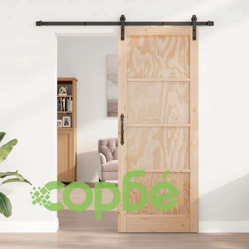 Плъзгаща врата ORKDAL 83x211 см от масивно борово дърво с комплект за монтаж ➤ топ цена ➤ sorbe.bg