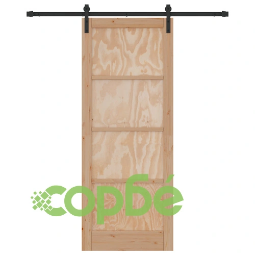 Плъзгаща врата ORKDAL 83x211 см от масивно борово дърво с комплект за монтаж ➤ топ цена ➤ sorbe.bg